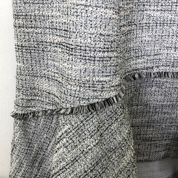 Banana Republic Fringe Boucle Dress Sz 14 - Picture 3 of 4